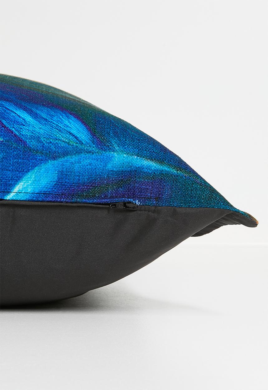 Grey Gardens -  Ocean cushion cover - blue