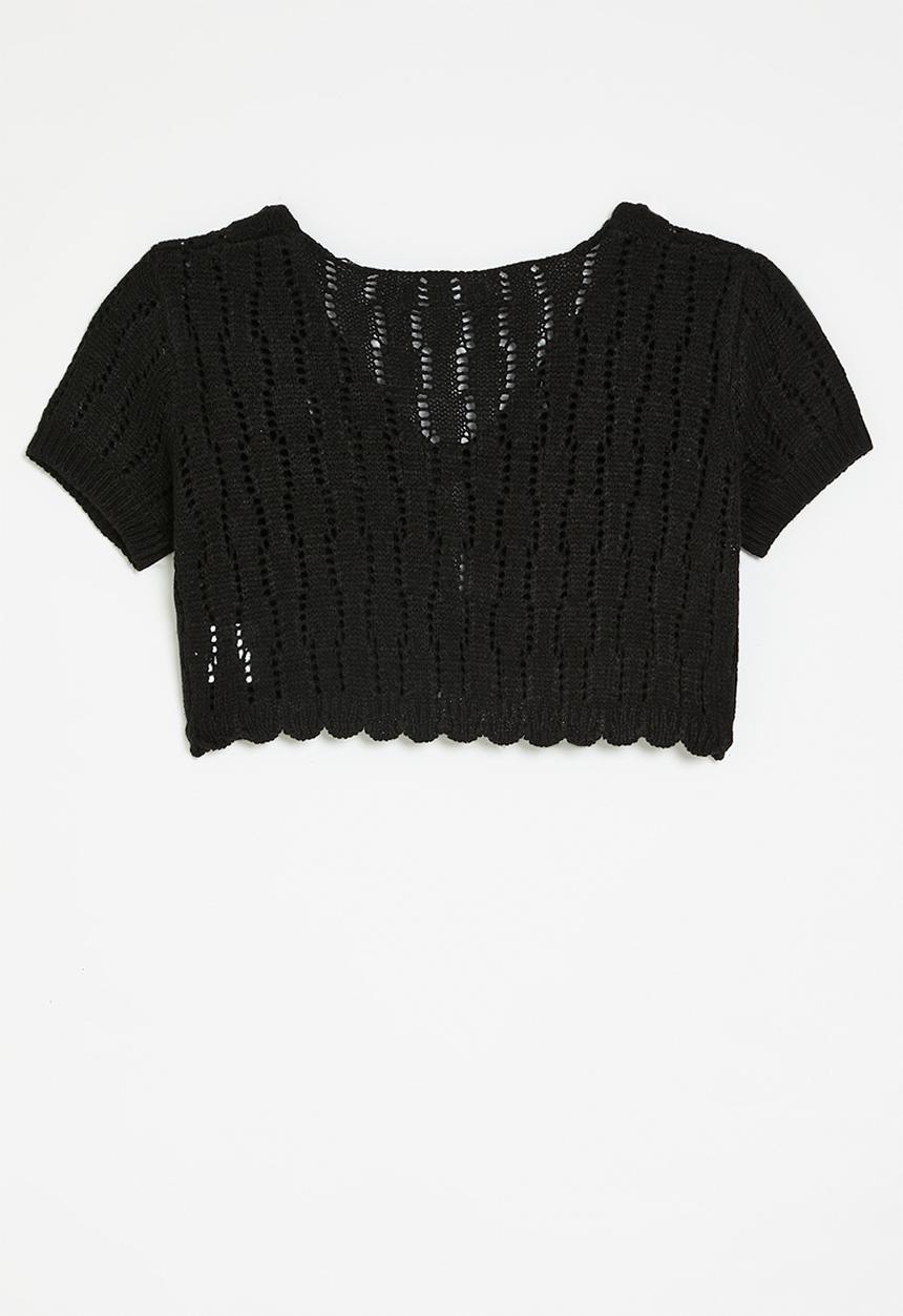HAILYS - Sa44lma t top - black