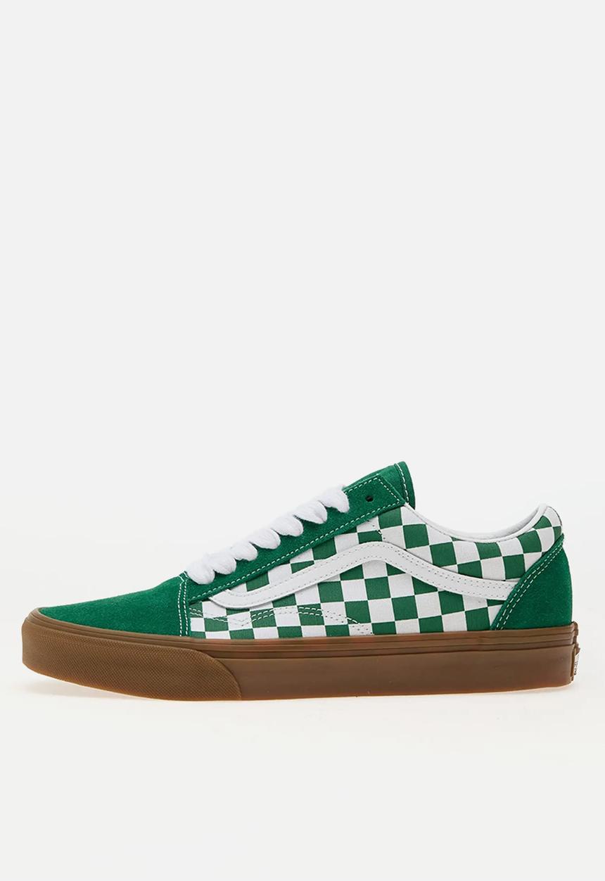 Vans - Old Skool - Fat Lace Checker Green