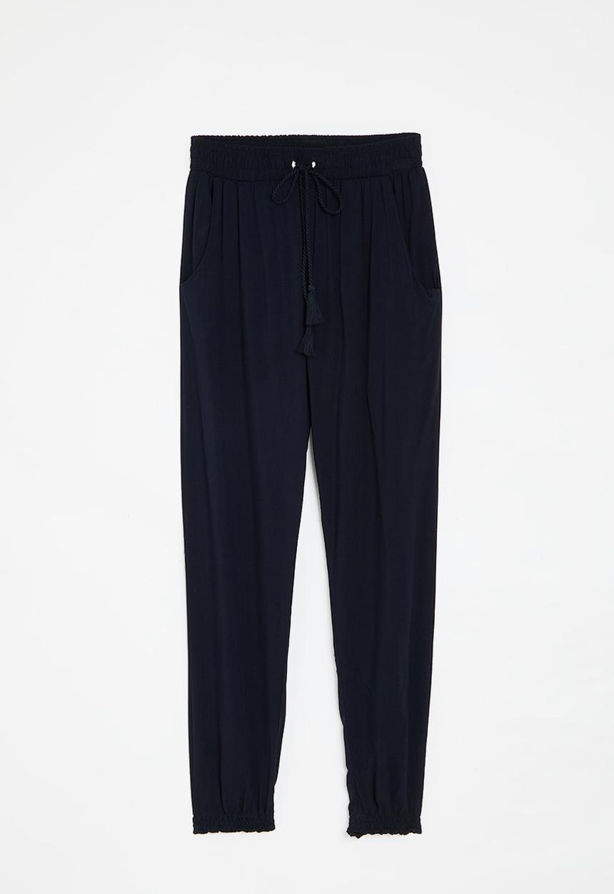 HAILYS - Ro44xy t pants - navy