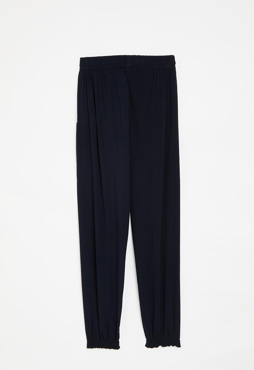 HAILYS - Ro44xy t pants - navy