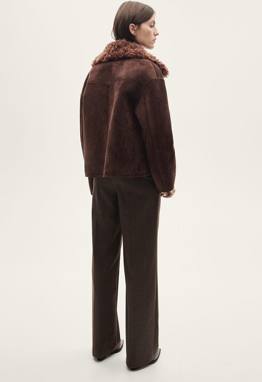 MANGO - Jacket bombai - brown