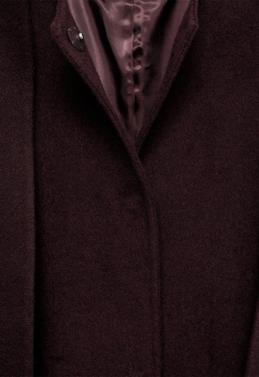 MANGO - Coat moon - dark red