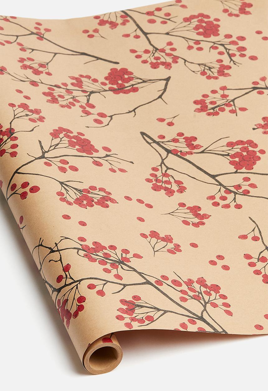 H&M - Gift wrap - beige/rowanberry