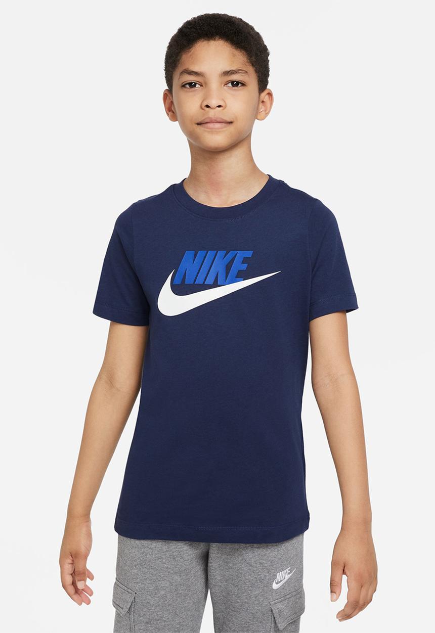 Nike - K Nsw Tee Futura Icon Td - Midnight Navy/Game Royal/White