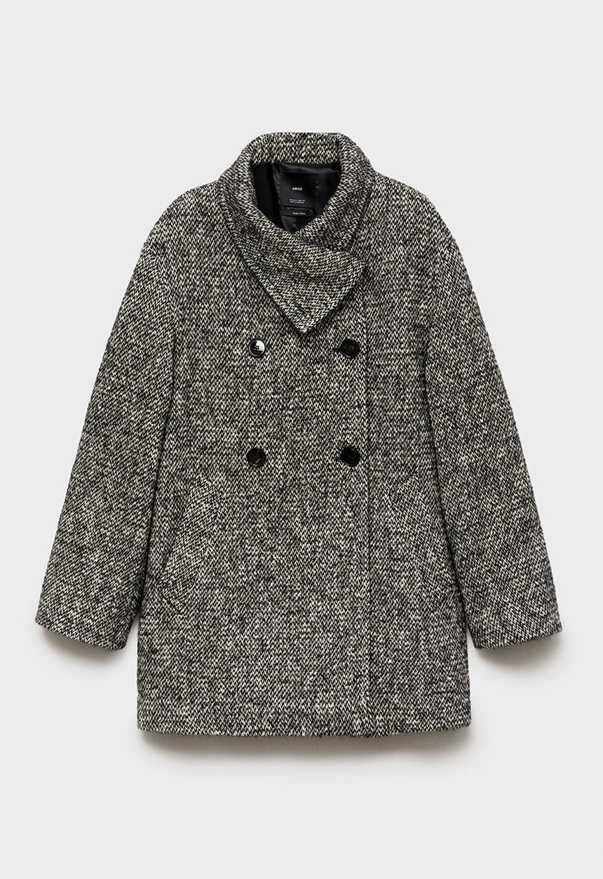MANGO - Coat maia - black