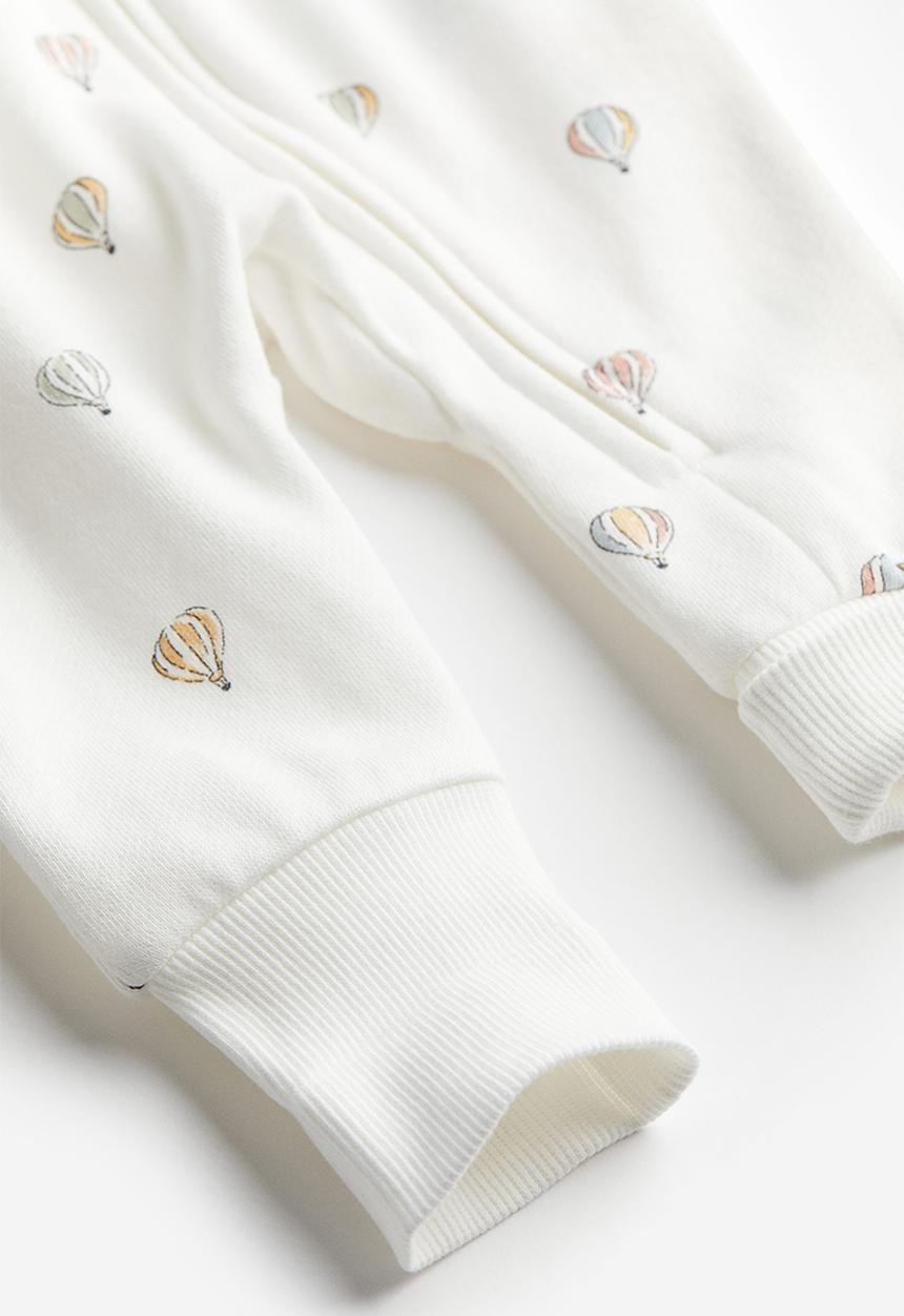 H&M - Sweatshirt romper suit - white
