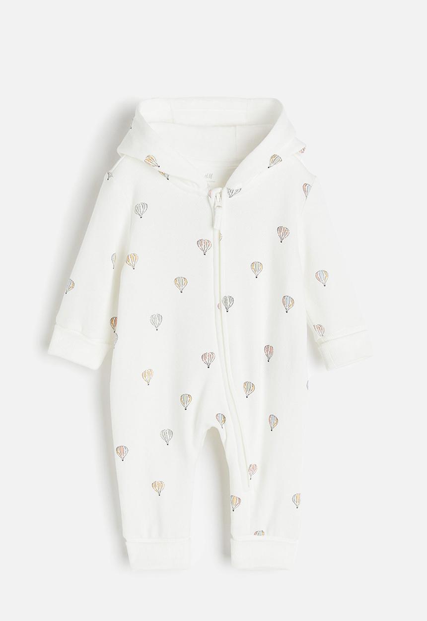 H&M - Sweatshirt romper suit - white