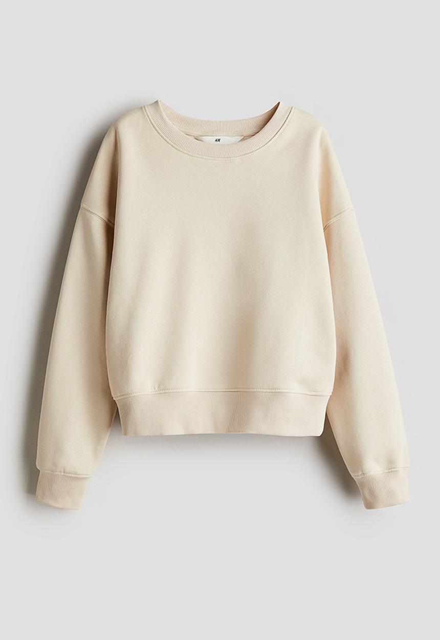 H&M - Crew-neck sweatshirt - light beige