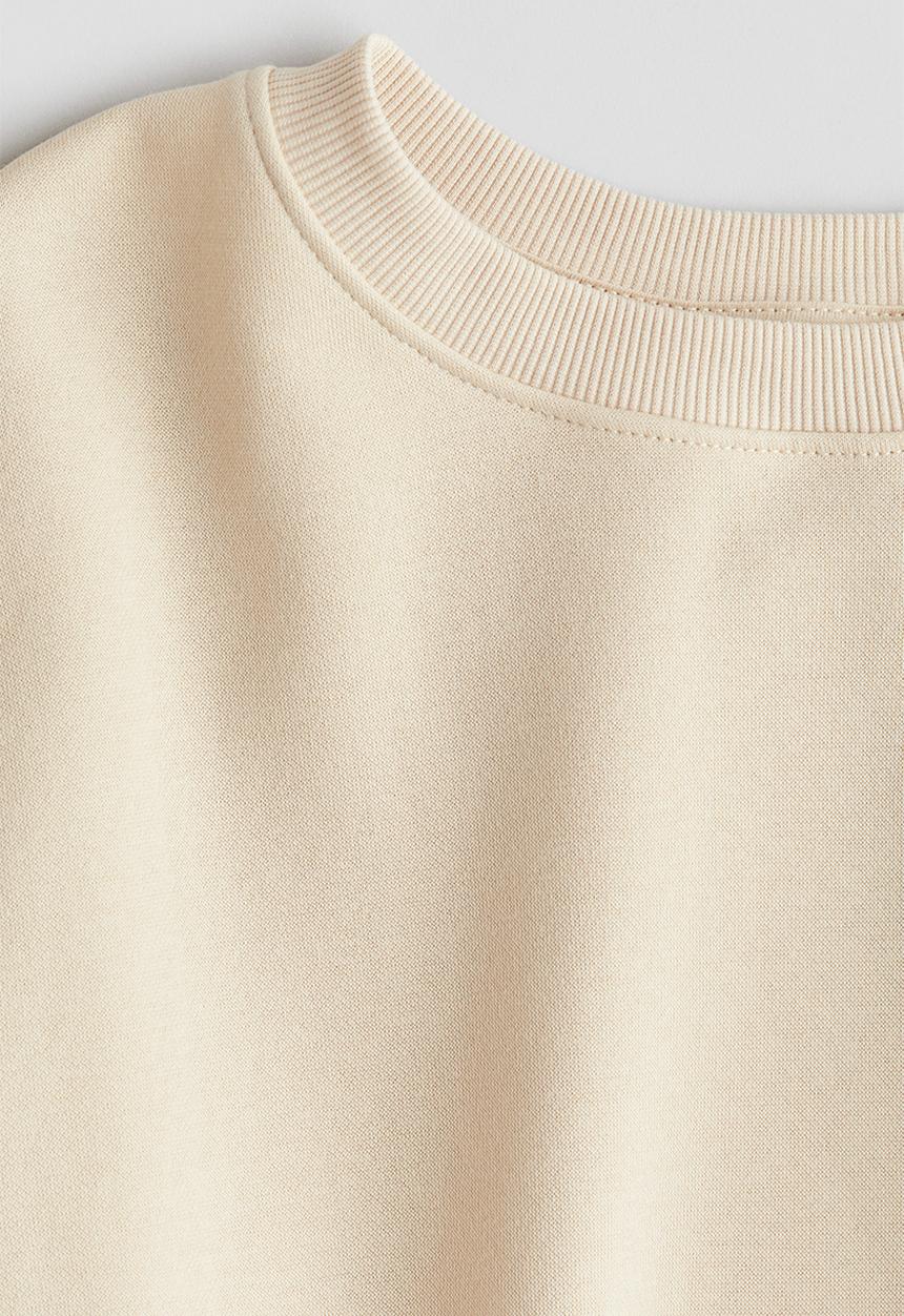 H&M - Crew-neck sweatshirt - light beige
