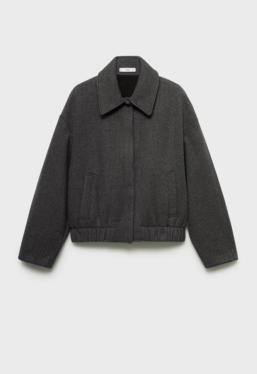 MANGO - Jacket sky - open gray