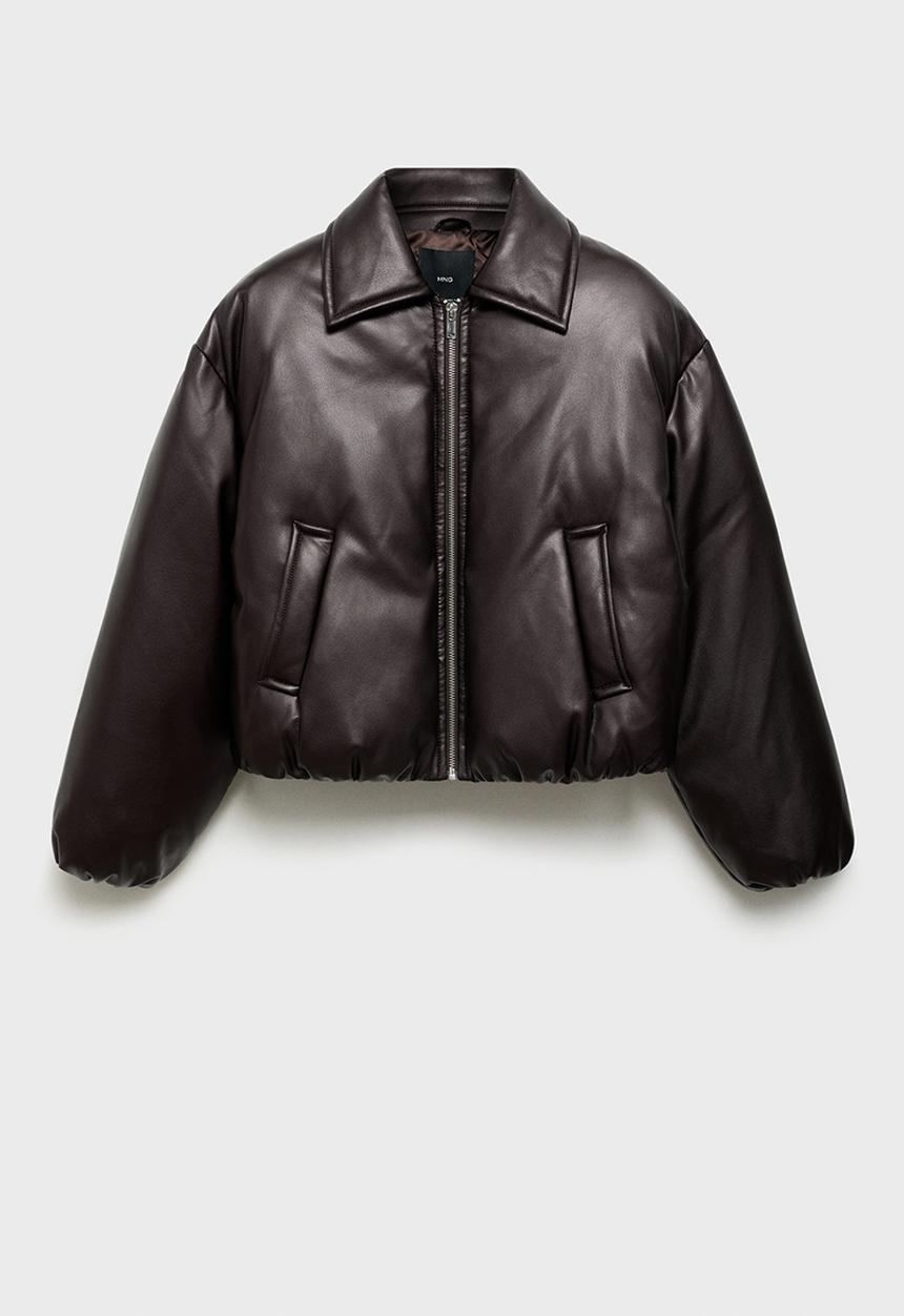 MANGO - Jacket scandal - brown
