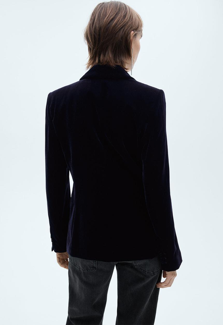 MANGO - Blazer combi - dark blue