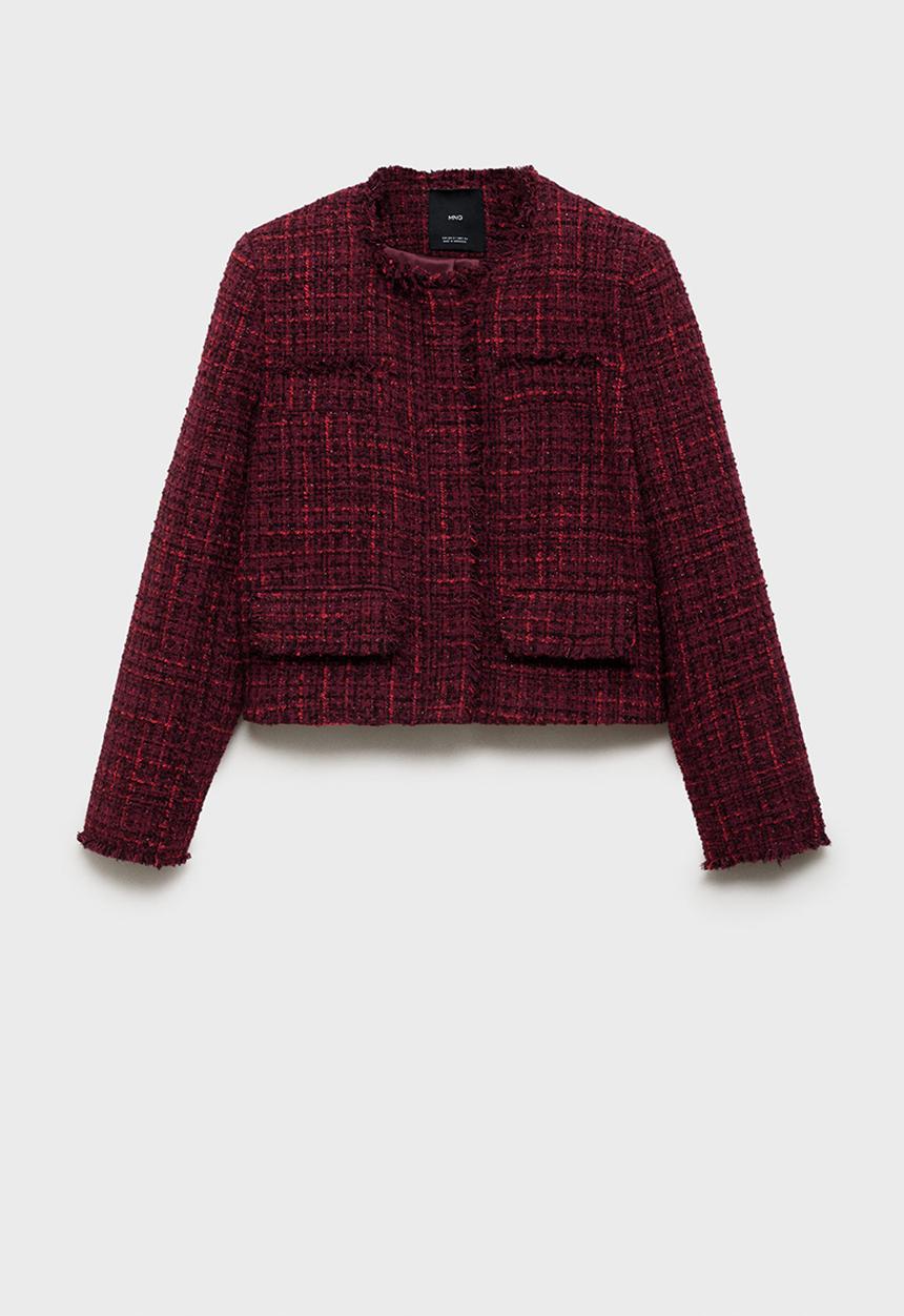 MANGO - Jacket porto - dark red