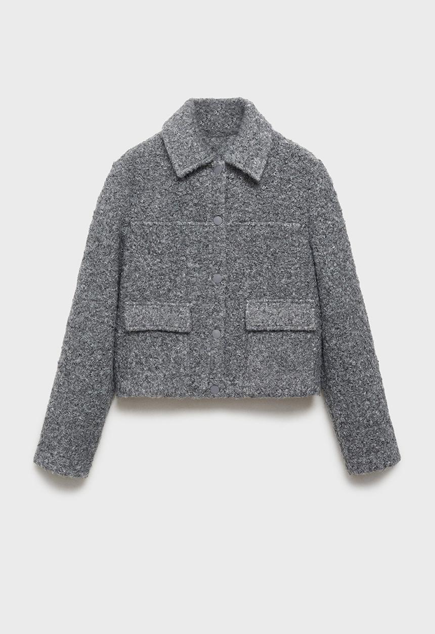 MANGO - Jacket sape - gray