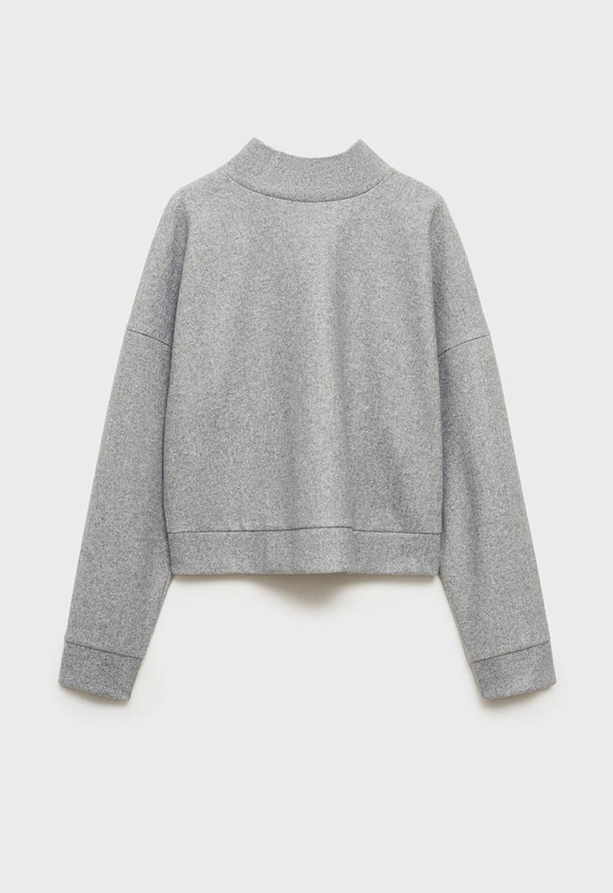 MANGO - Sweatshirt Maxe - Gray