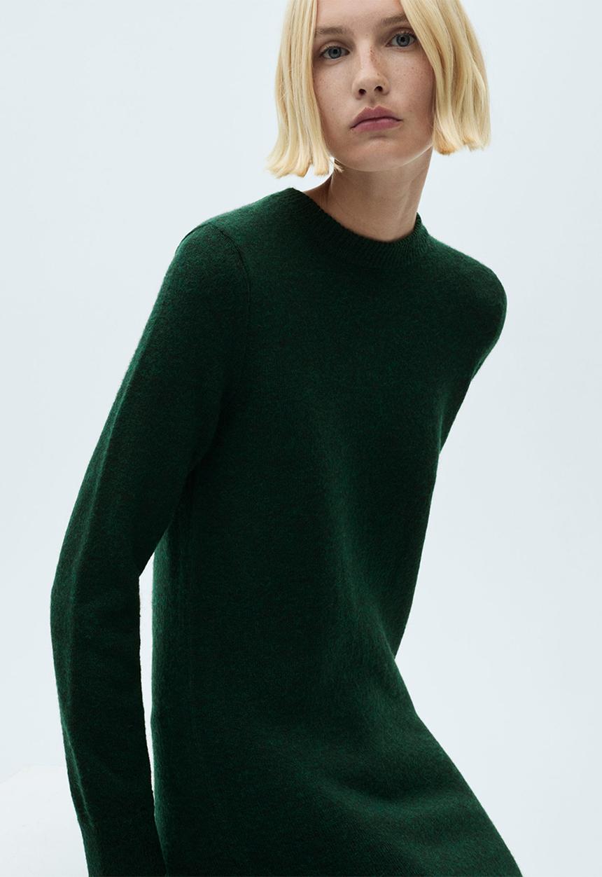 MANGO - Dress Eliote - Green