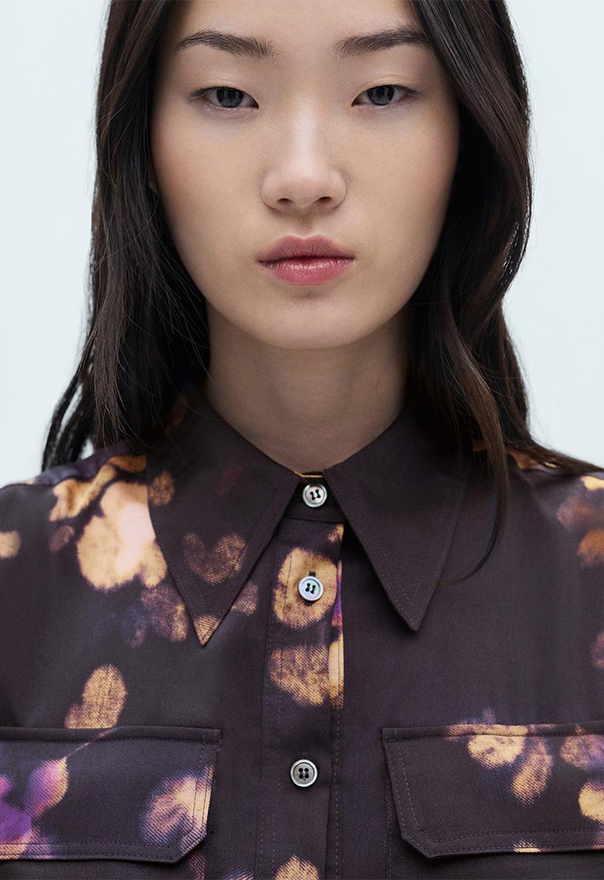 MANGO - Dress Bosco  - Medium Purple