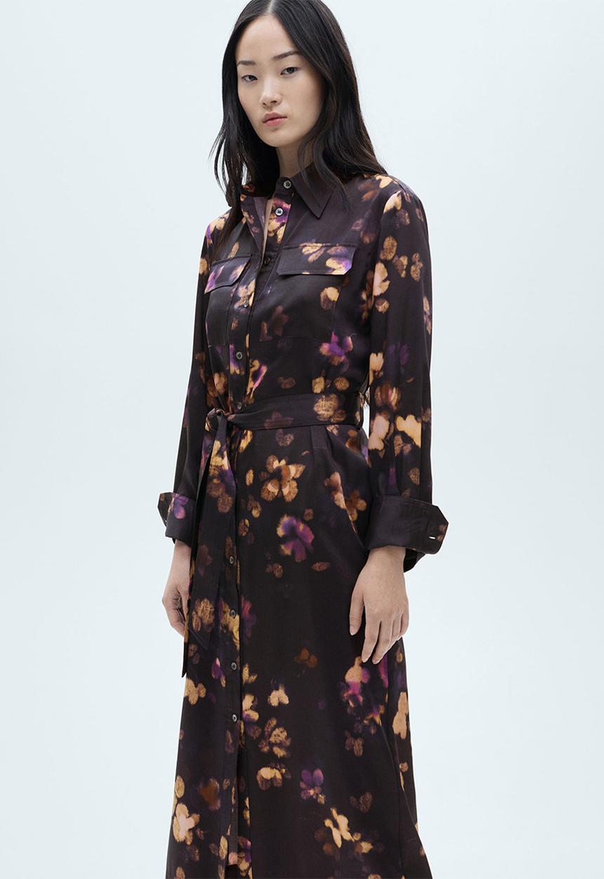 MANGO - Dress Bosco  - Medium Purple