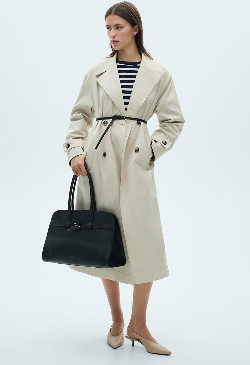 MANGO - Dress Eliota - Navy