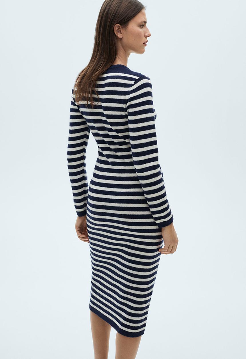MANGO - Dress Eliota - Navy