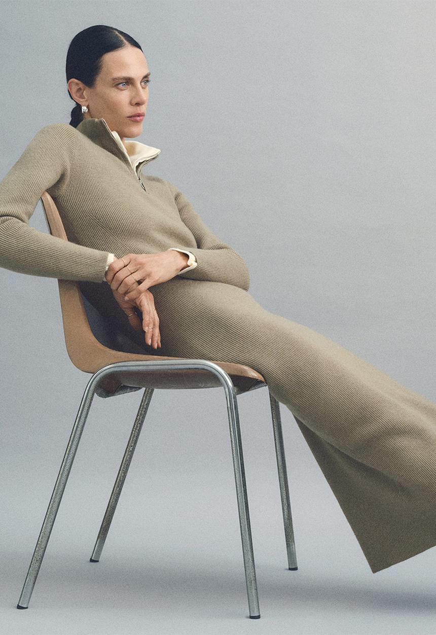 MANGO - Dress Vladi - Beige/Khaki
