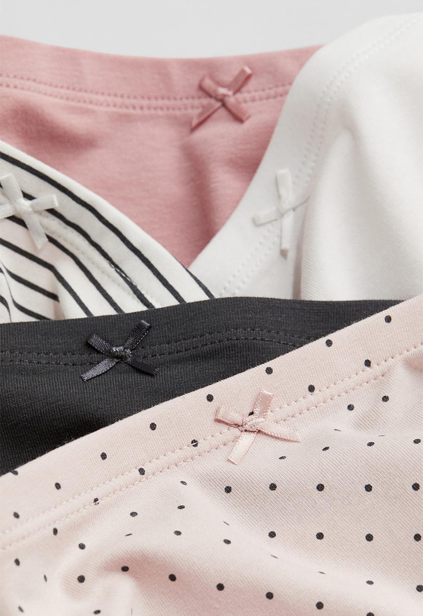H&M - 5-Pack boxer briefs - powder pink spotted