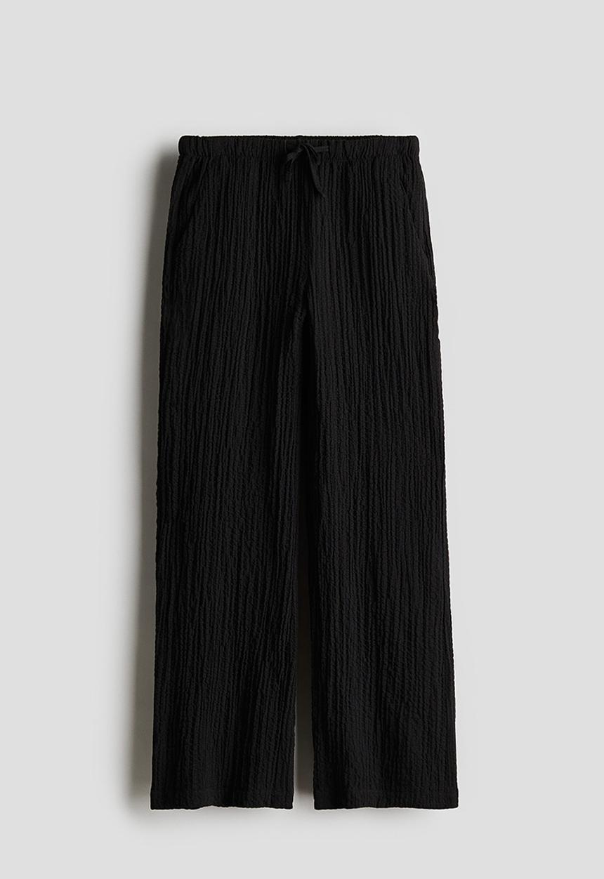 H&M - Pull-on trousers - black