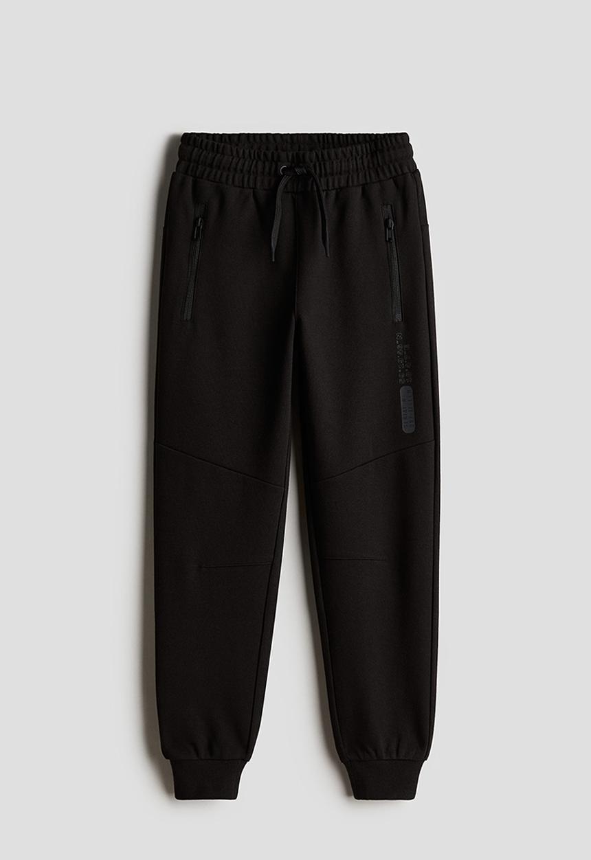 H&M - Heavy jersey joggers - black