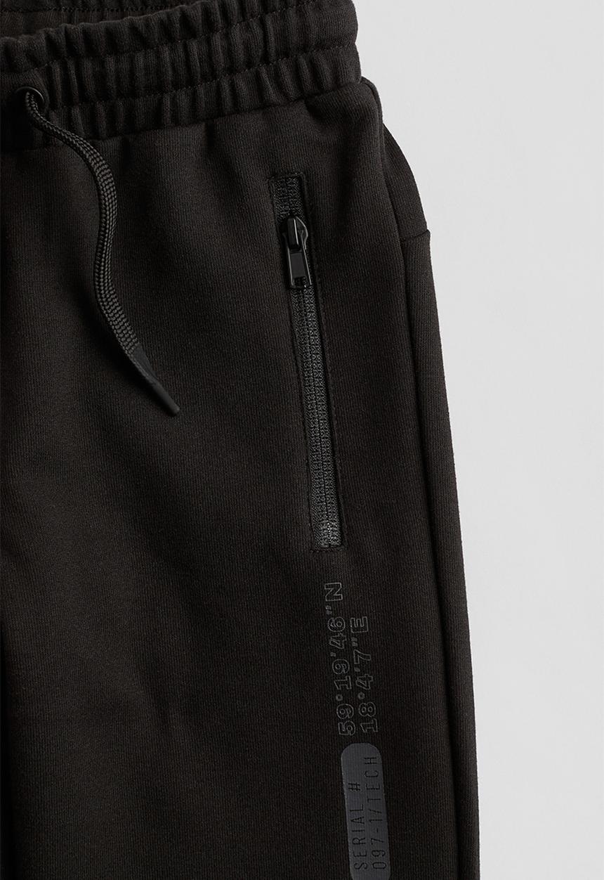 H&M - Heavy jersey joggers - black