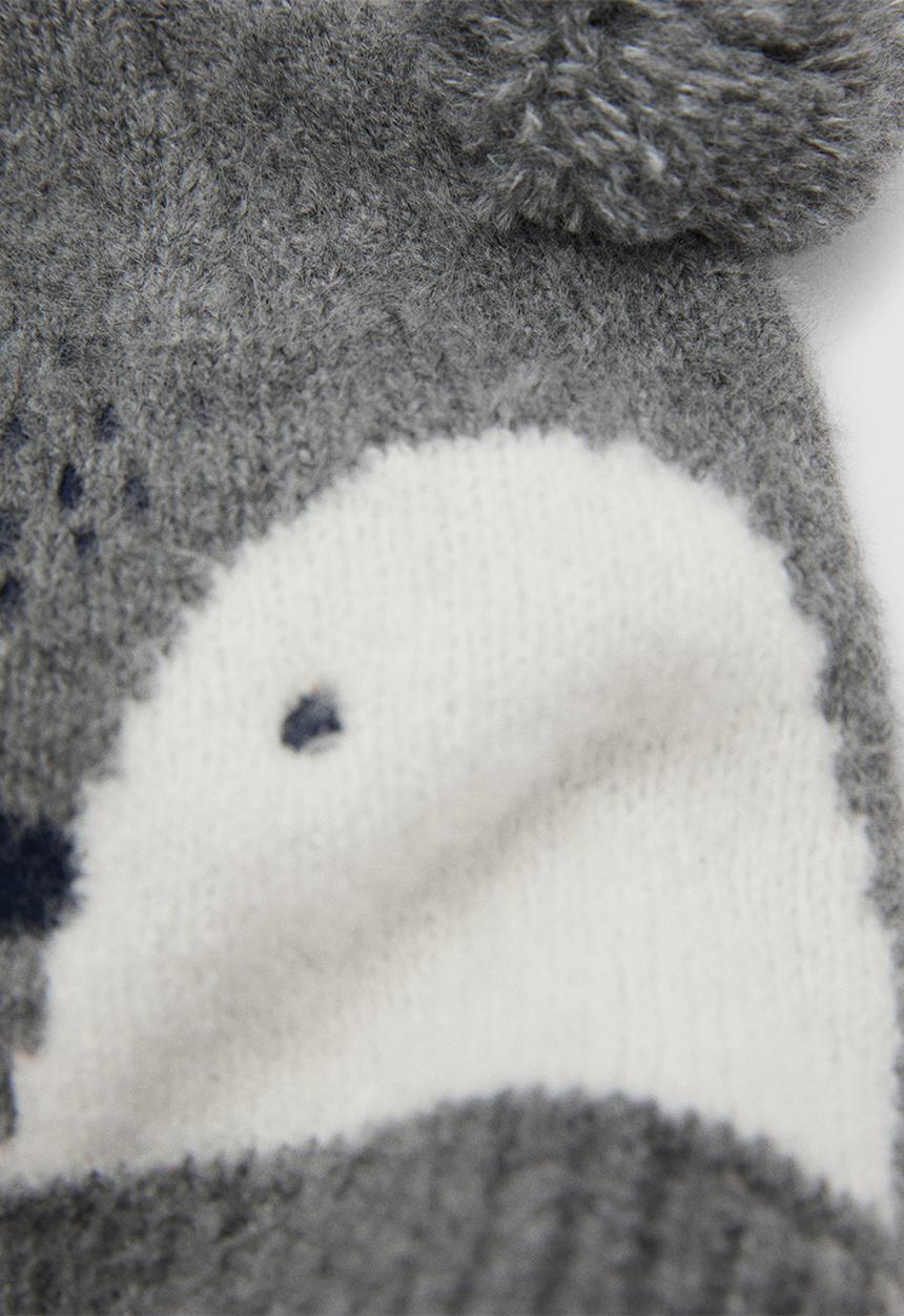 MANGO - Beanie mapache - gray