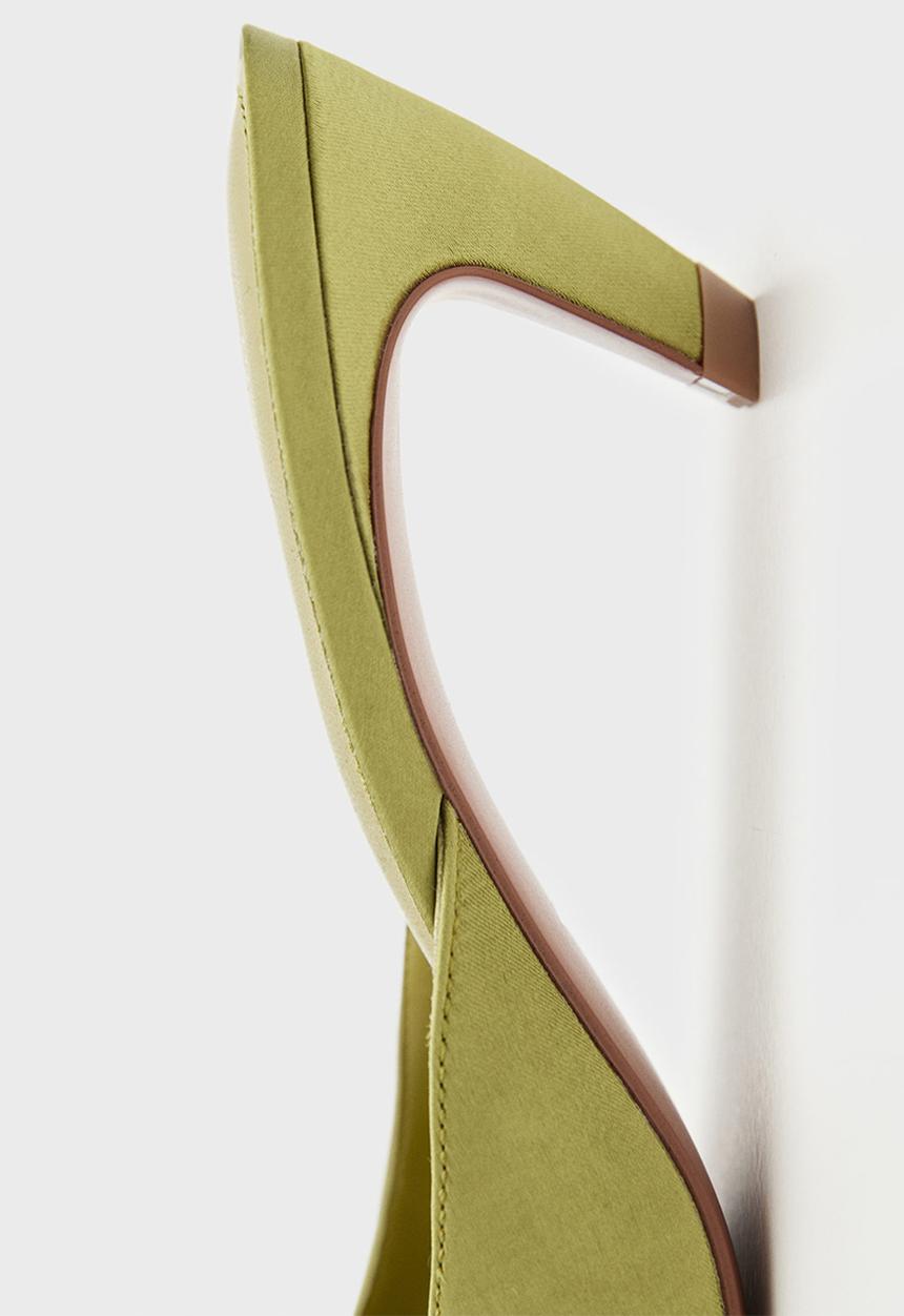 MANGO - Novel heel - green