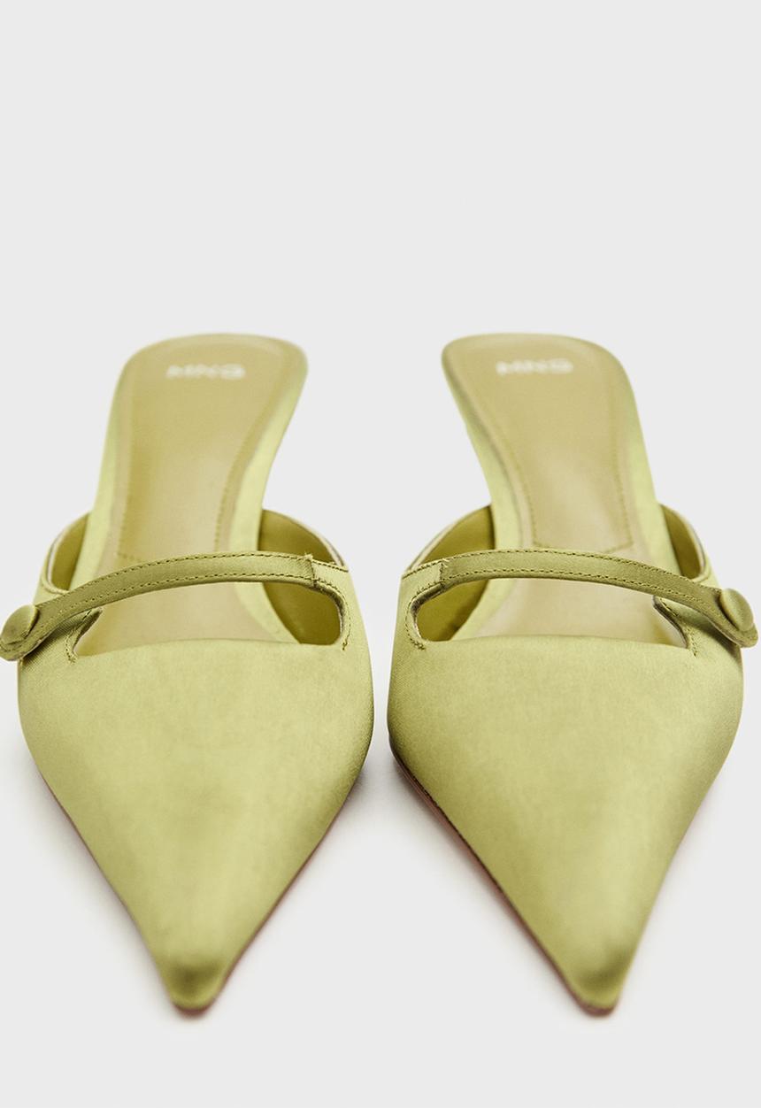 MANGO - Novel heel - green