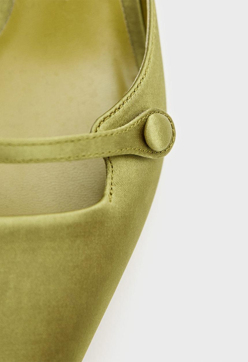 MANGO - Novel heel - green