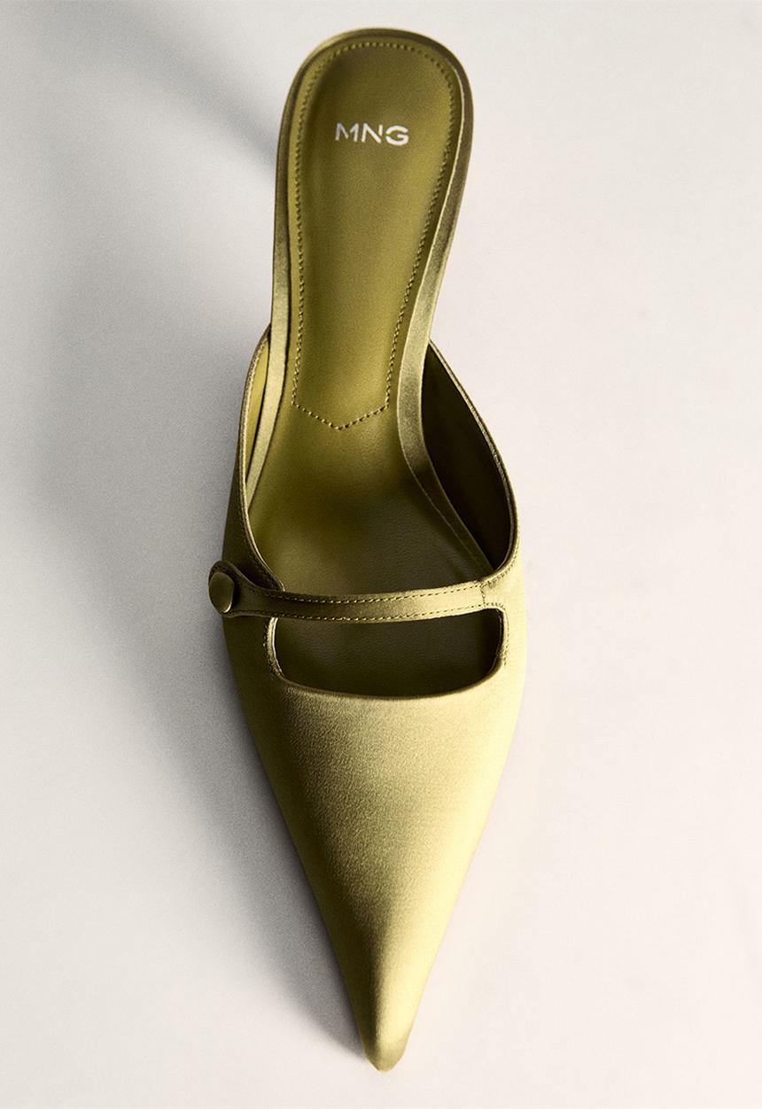 MANGO - Novel heel - green