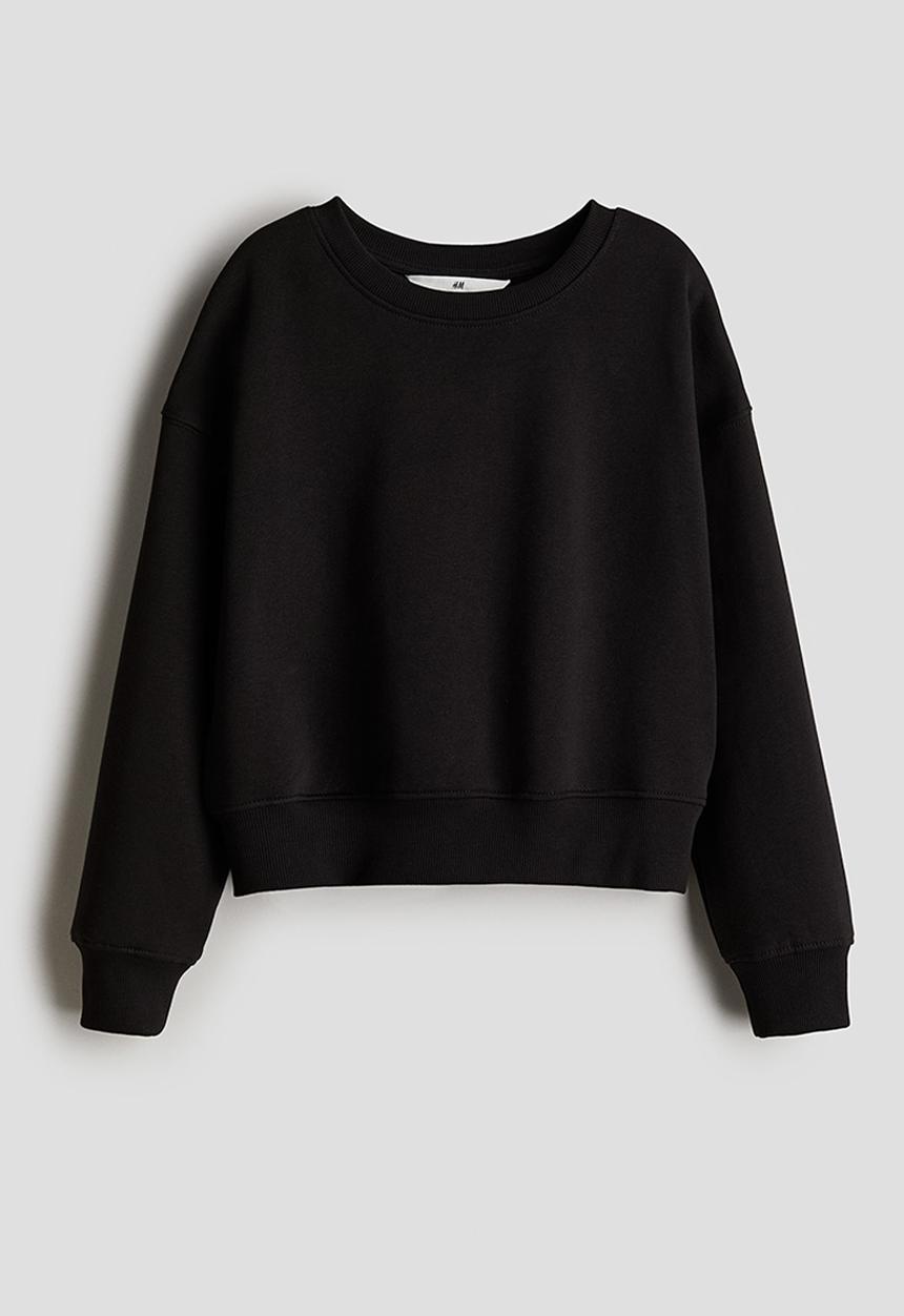 H&M - Crew-neck sweatshirt - black