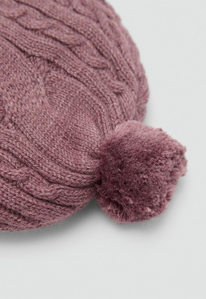 MANGO - Beanie utahb - dark red