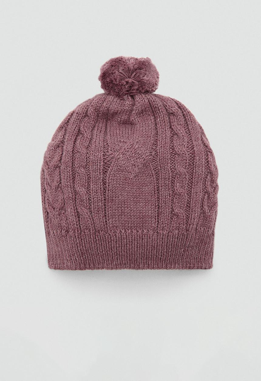 MANGO - Beanie utahb - dark red
