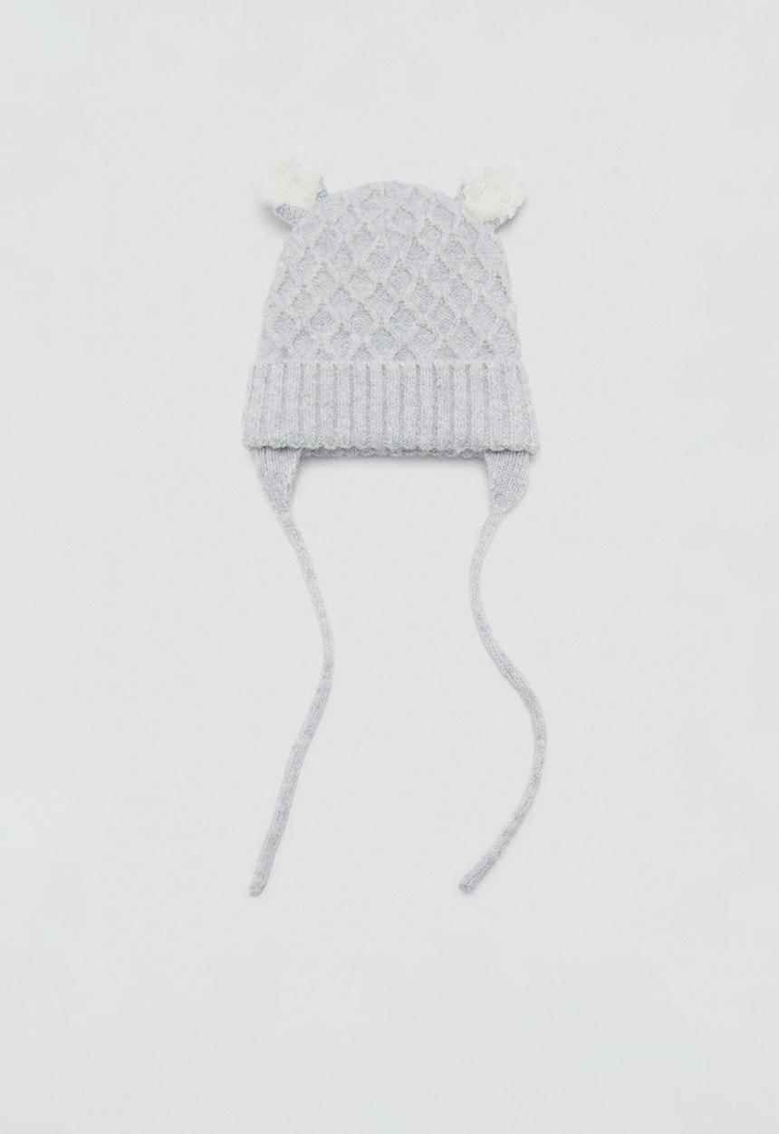 MANGO - Beanie orejita - gray