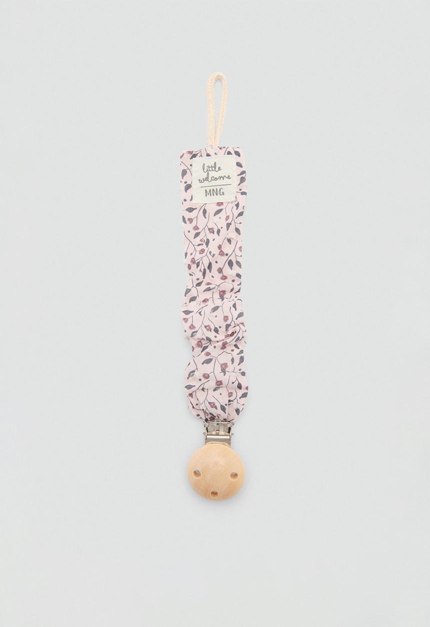 MANGO - Pacifier clip georgiac - pink