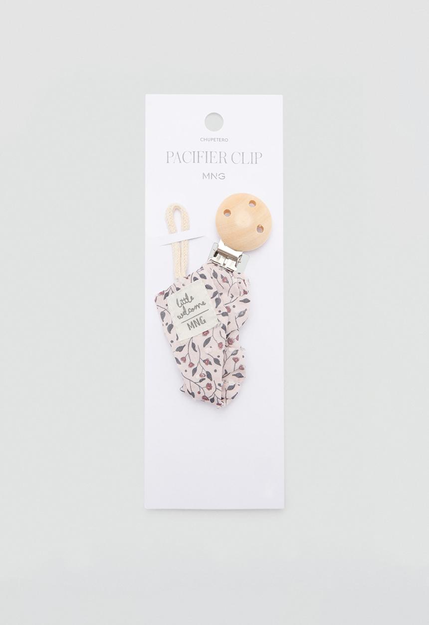 MANGO - Pacifier clip georgiac - pink