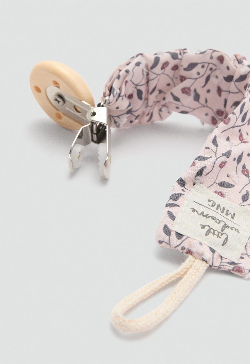 MANGO - Pacifier clip georgiac - pink