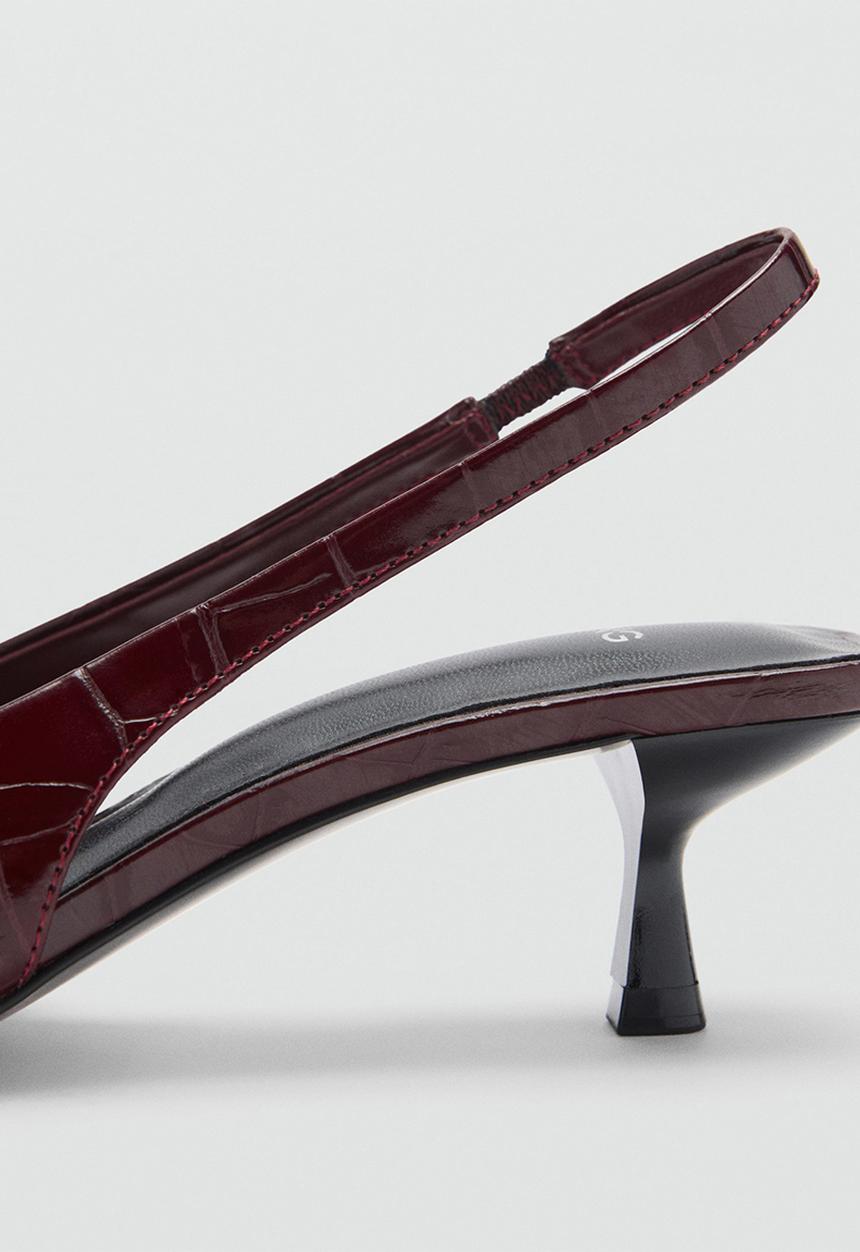 MANGO - Vino heel - dark red