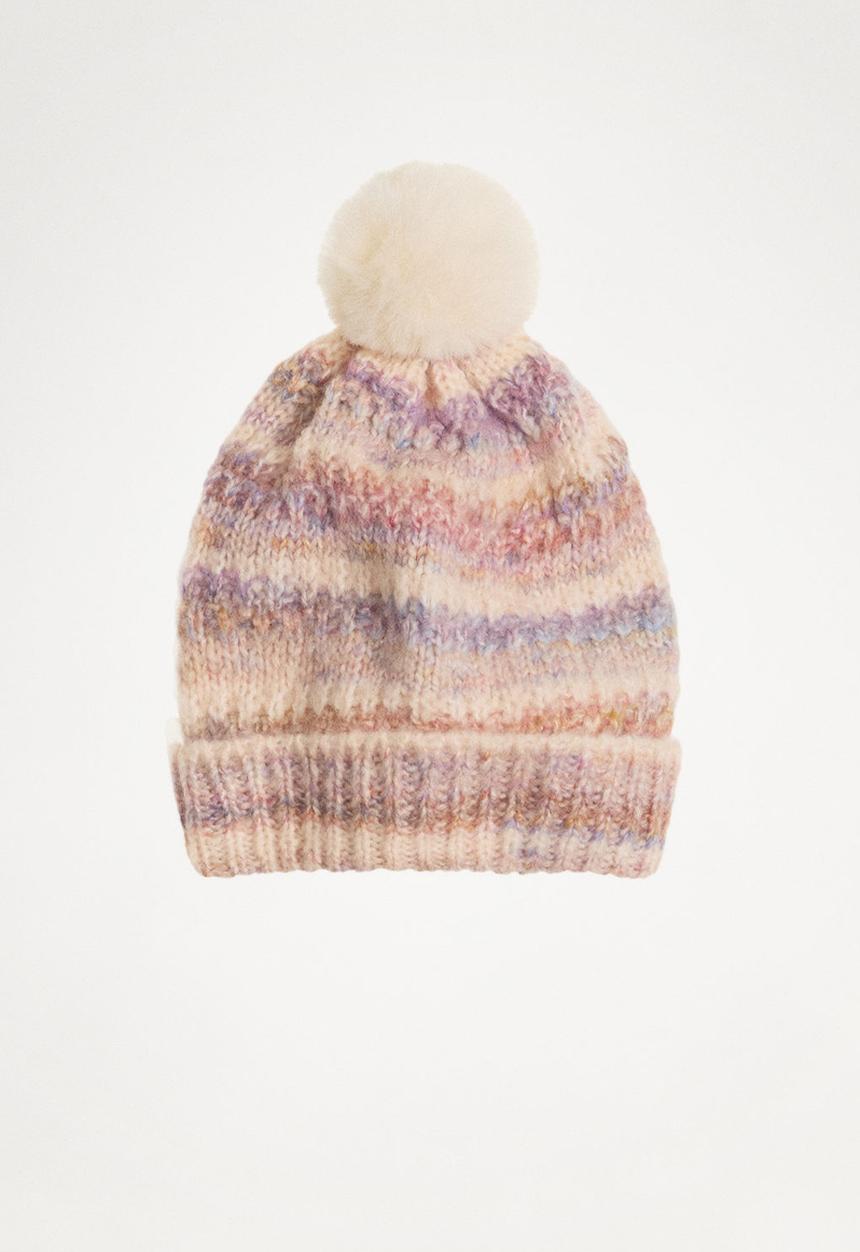 MANGO - Beanie eary - light pastel pink