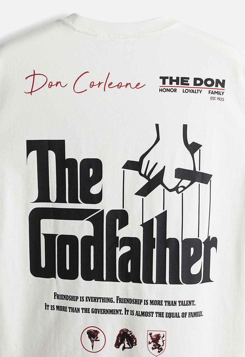 Relaxed fit t-shirt - white/the godfather - 0972640077