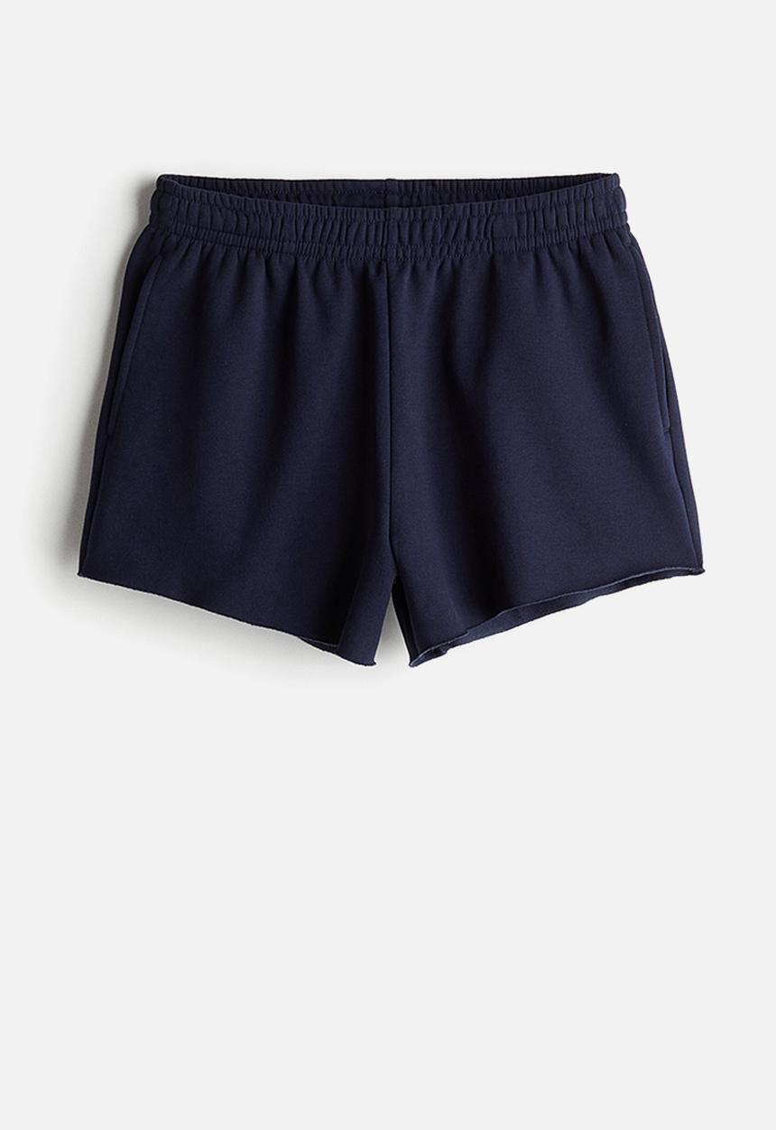 H&M - Sweatshirt shorts - navy blue