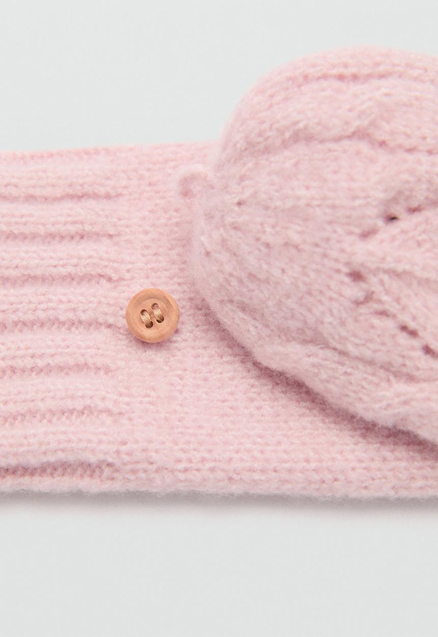 MANGO - Gloves pinkyg - light pastel pink