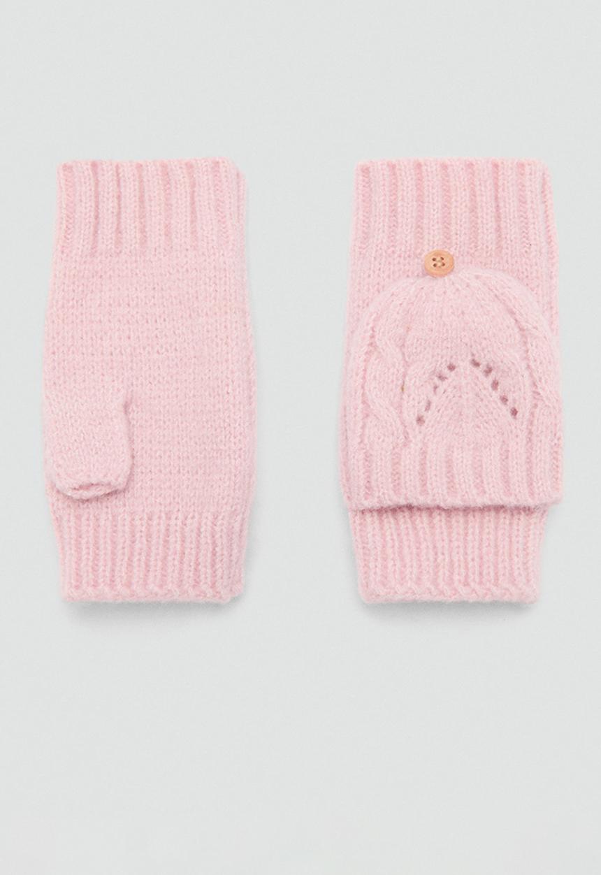 MANGO - Gloves pinkyg - light pastel pink