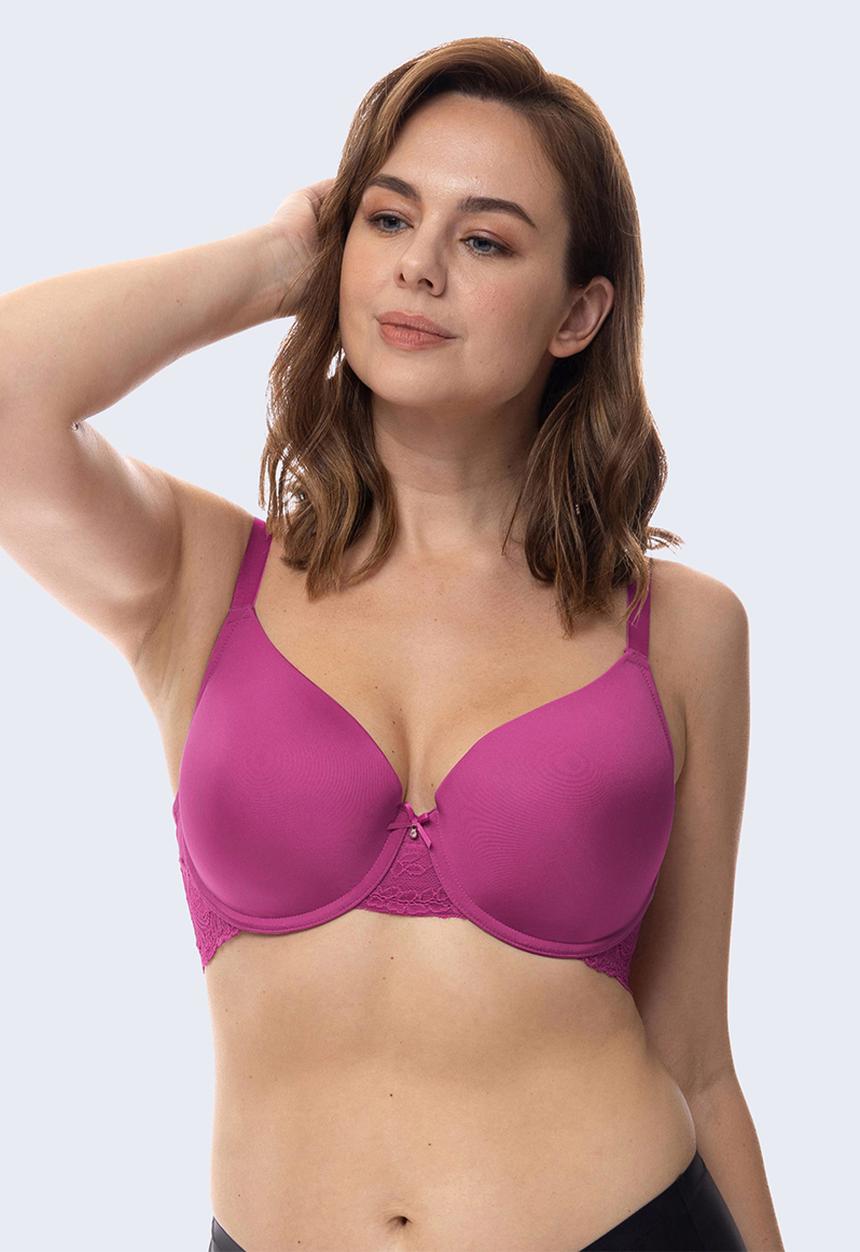 DORINA - Adele demi bra - pink