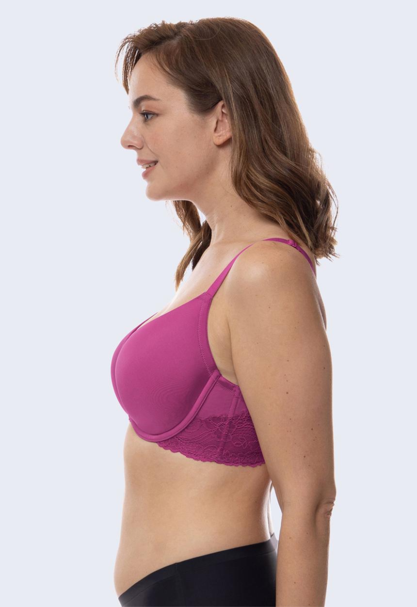 DORINA - Adele demi bra - pink